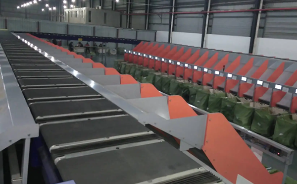 量方掃碼稱重分揀機,物流快遞分揀設備,動態(tài)DWS物流設備